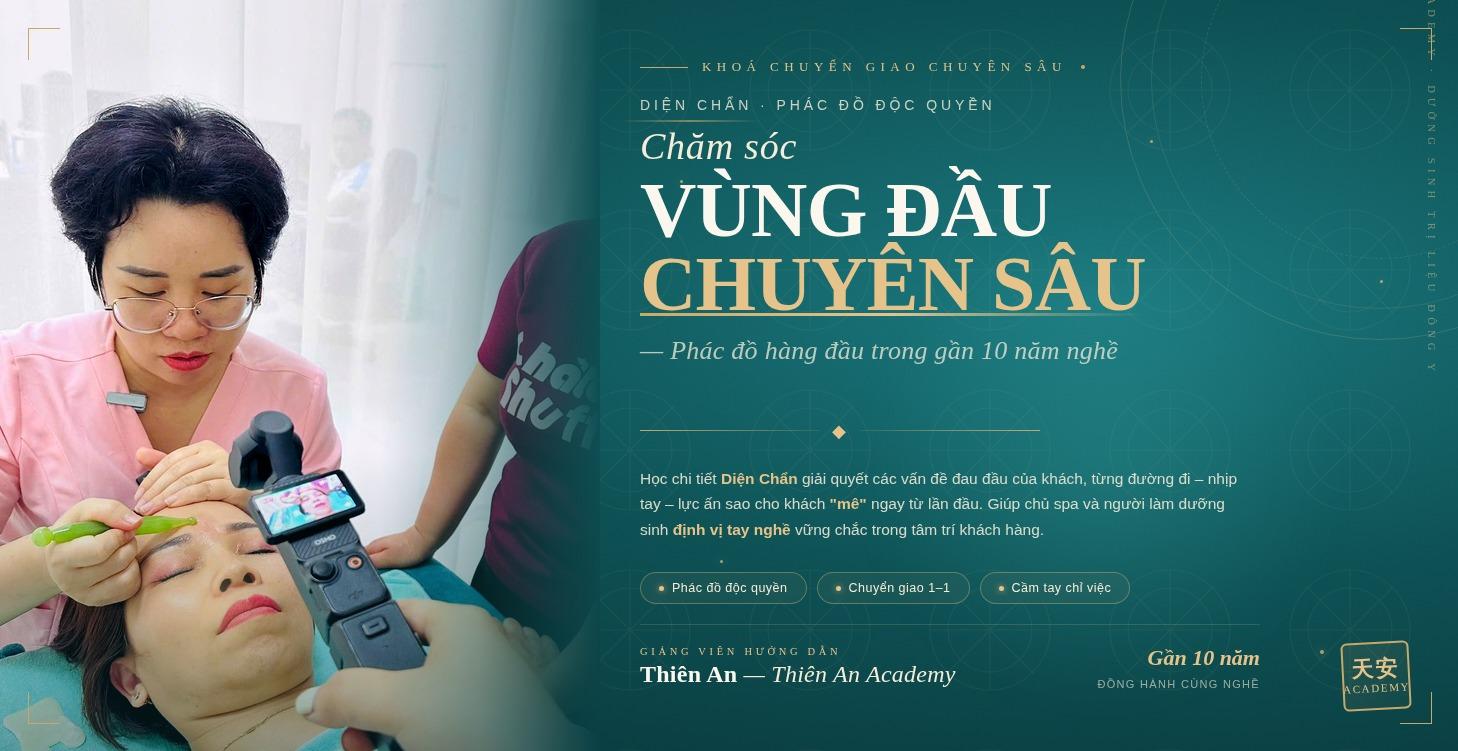 Ảnh giới thiệu khóa Vùng đầu chuyên sâu